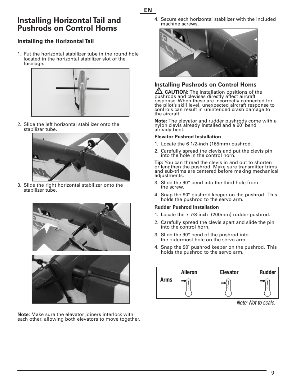 E-flite Carbon-Z Yak 54 PNP User Manual | Page 9 / 19