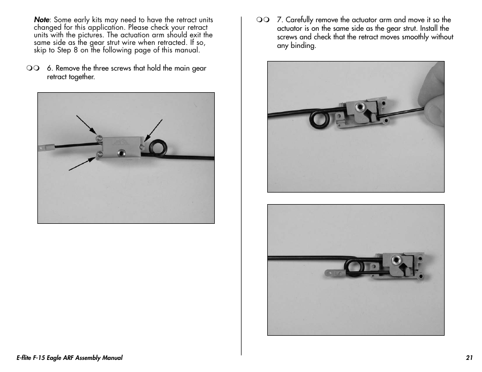 E-flite F-15 Eagle DF ARF User Manual | Page 21 / 36