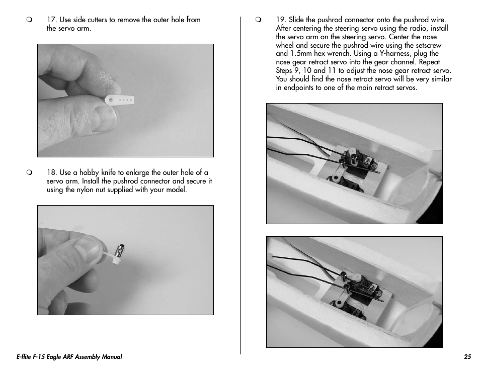 E-flite F-15 Eagle DF ARF User Manual | Page 25 / 36