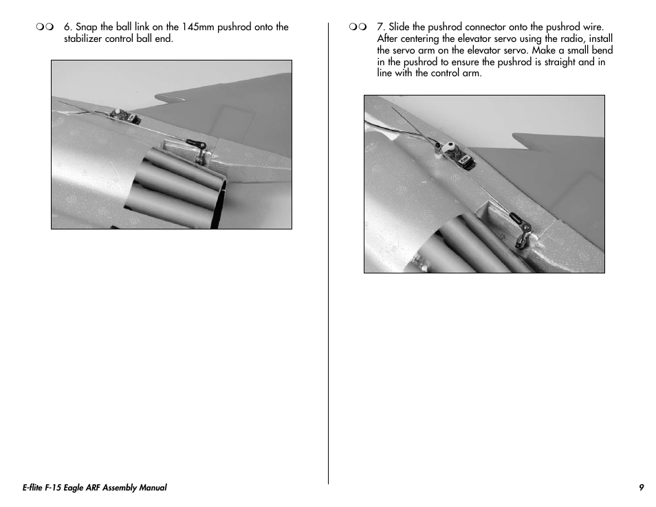 E-flite F-15 Eagle DF ARF User Manual | Page 9 / 36