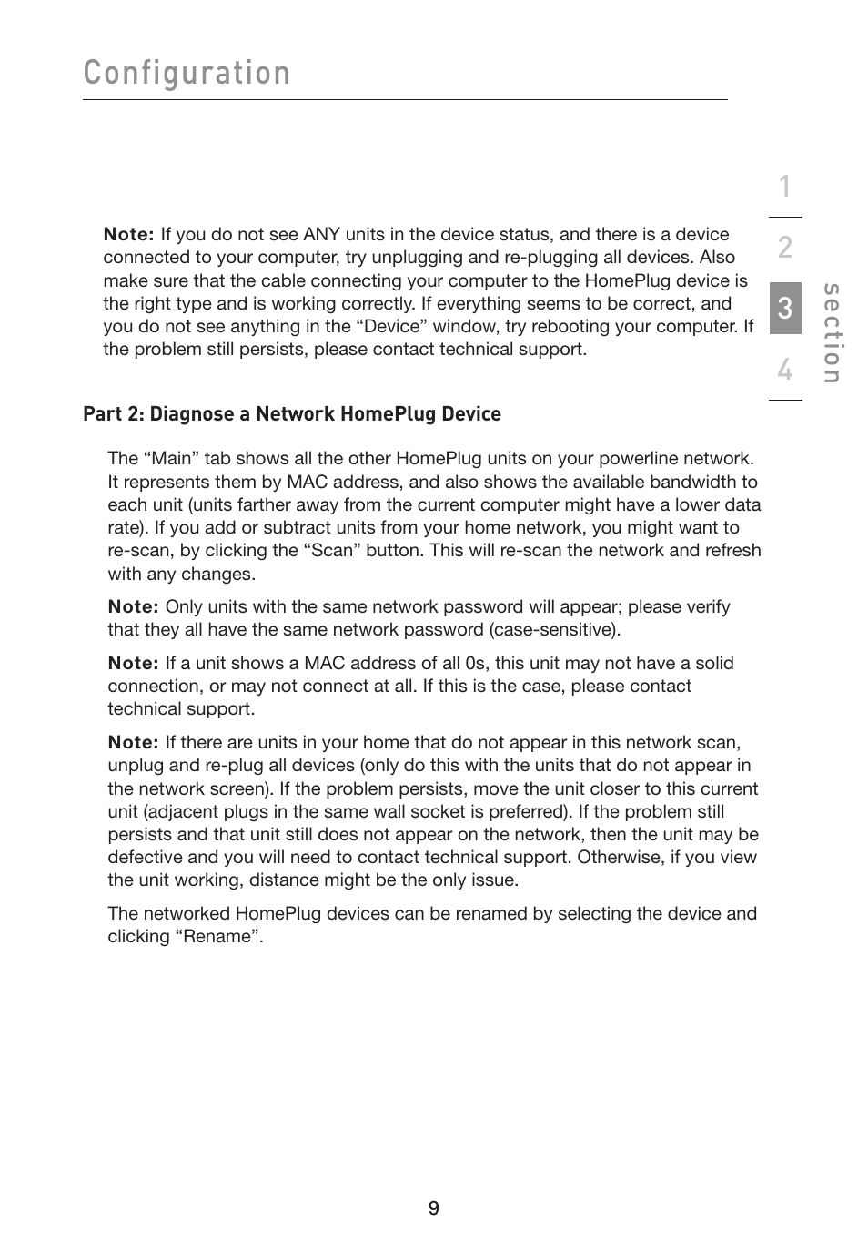 Configuration, Se ct io n | Belkin F5D4071 User Manual | Page 11 / 22
