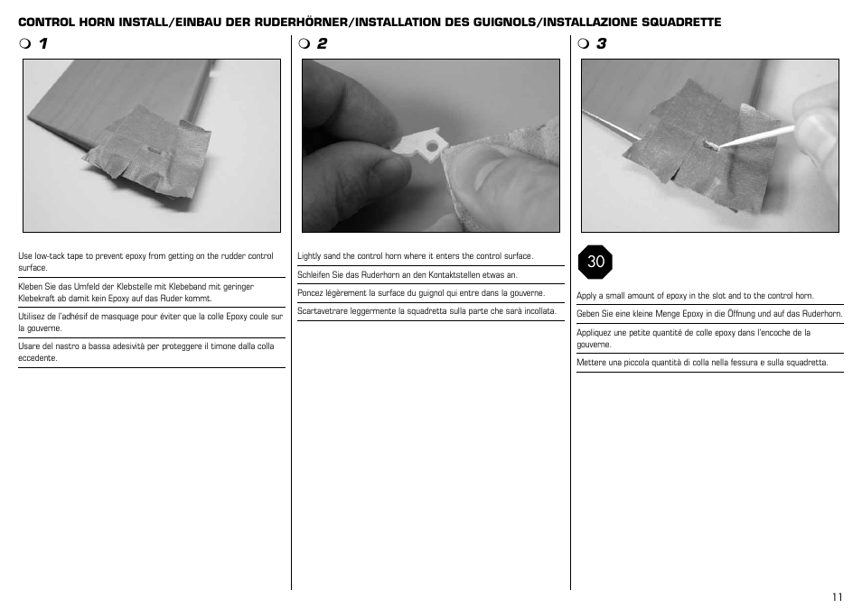 E-flite Mystique 2.9m ARF User Manual | Page 11 / 58