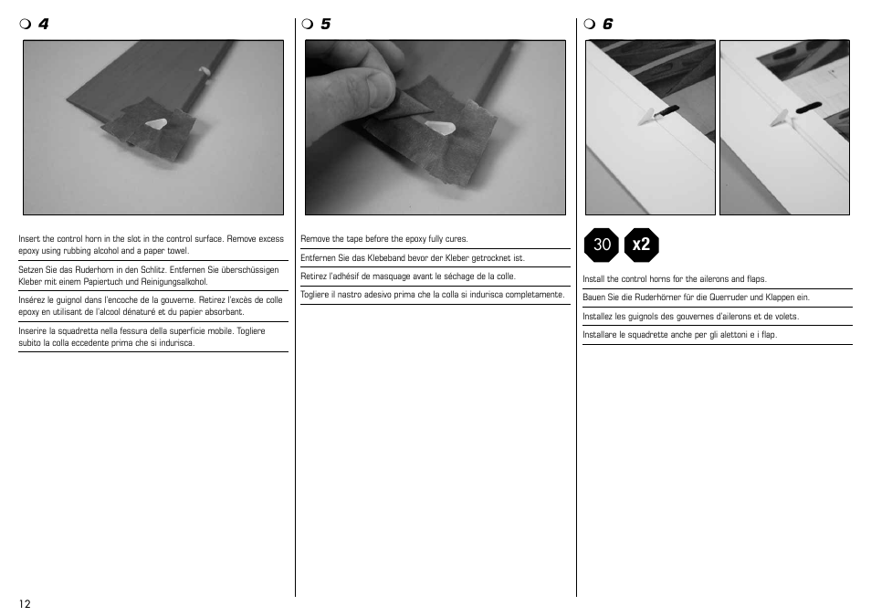 E-flite Mystique 2.9m ARF User Manual | Page 12 / 58