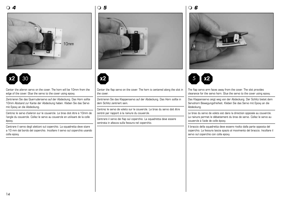 E-flite Mystique 2.9m ARF User Manual | Page 14 / 58