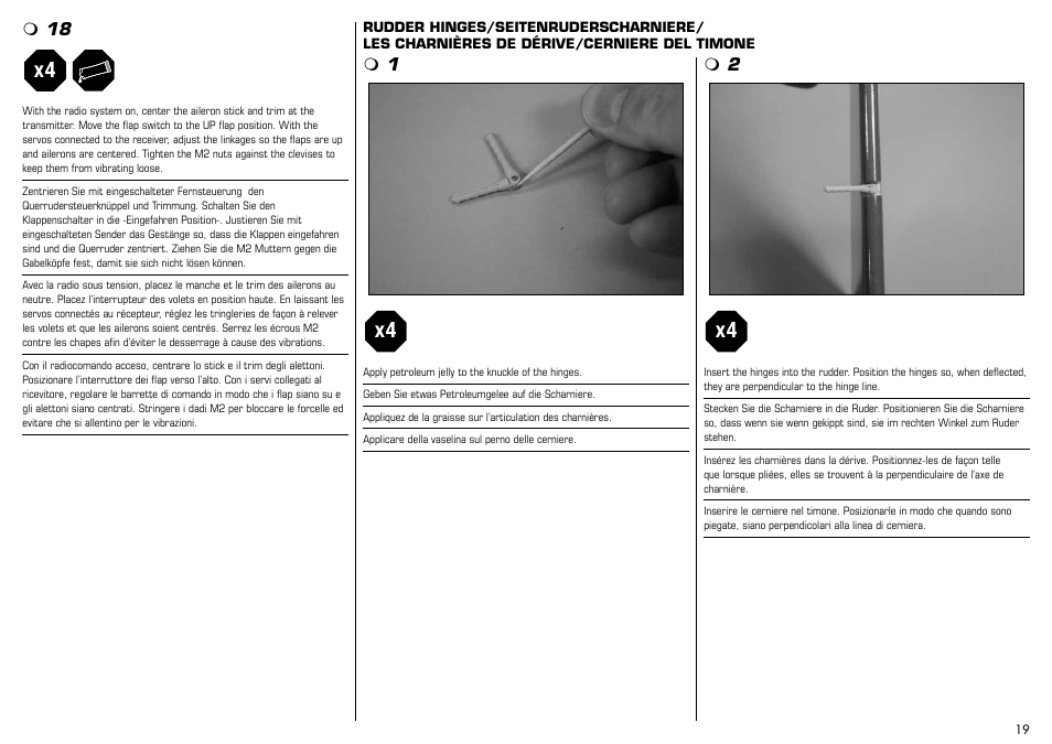 E-flite Mystique 2.9m ARF User Manual | Page 19 / 58