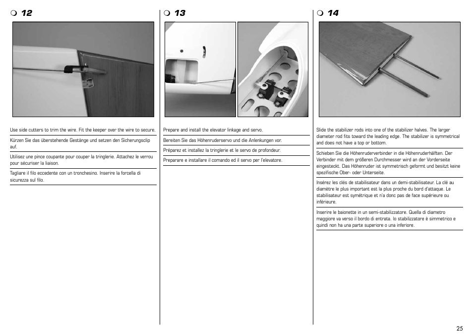 E-flite Mystique 2.9m ARF User Manual | Page 25 / 58