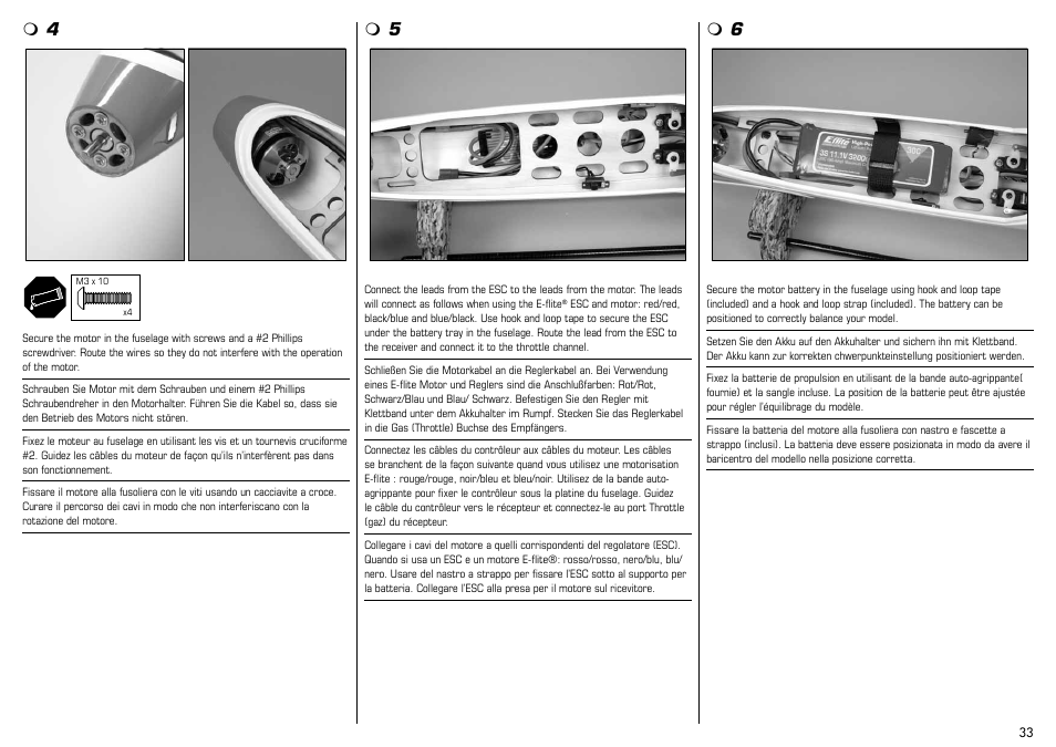 E-flite Mystique 2.9m ARF User Manual | Page 33 / 58