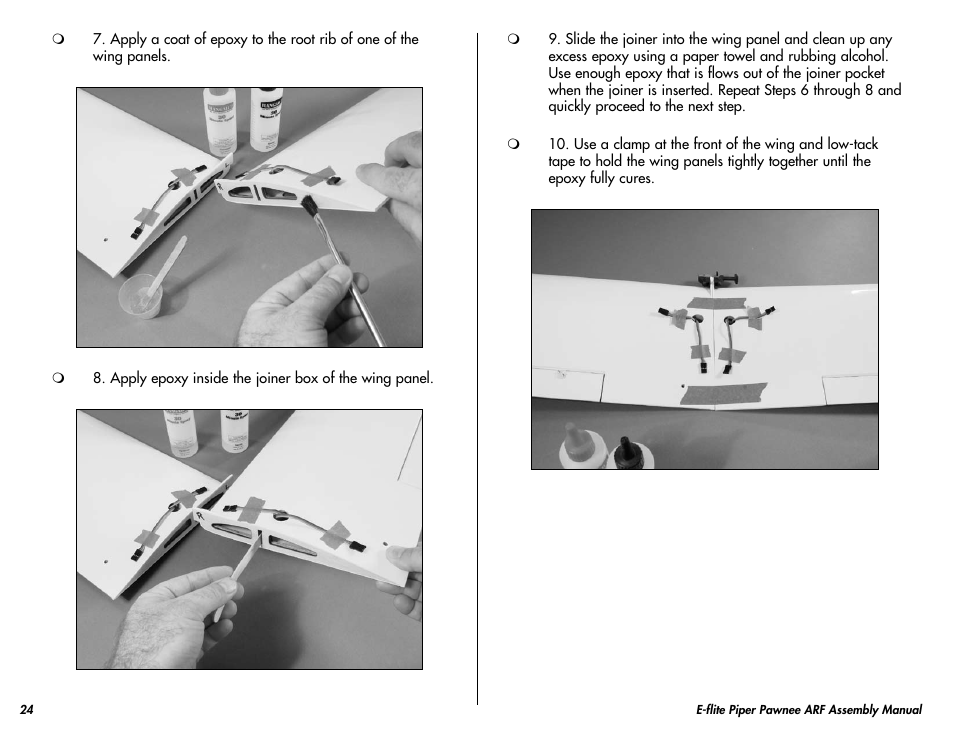E-flite Piper Pawnee 15e ARF User Manual | Page 24 / 48