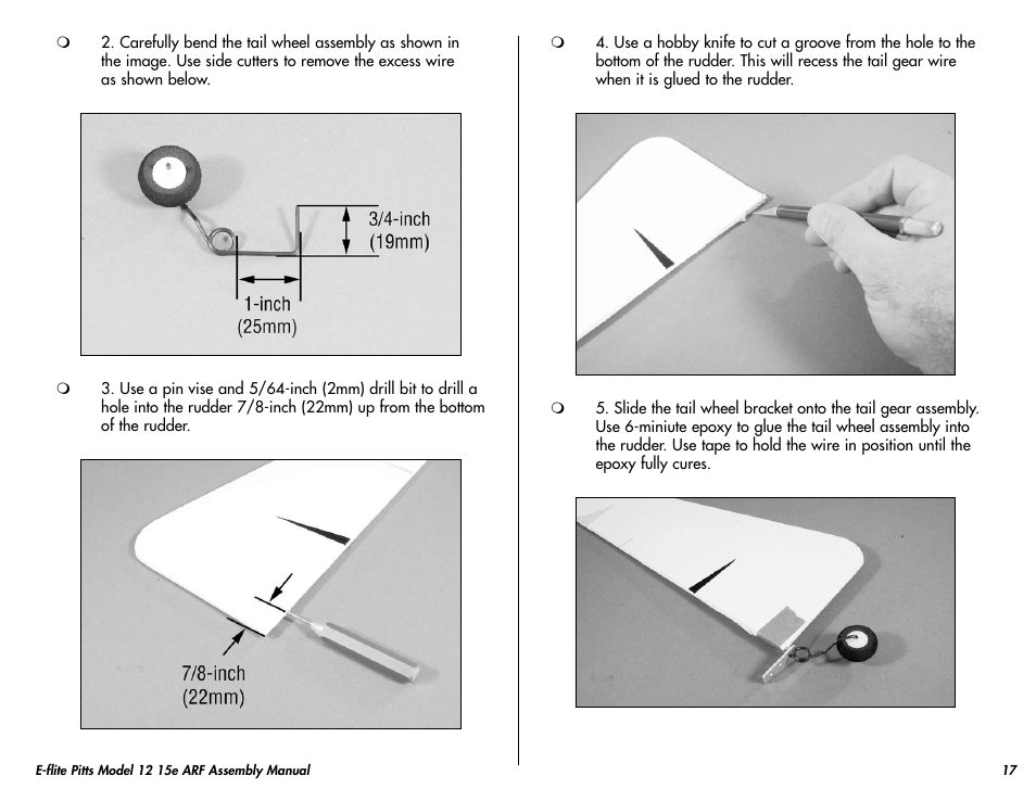 E-flite Pitts Model 12 15e ARF User Manual | Page 17 / 36