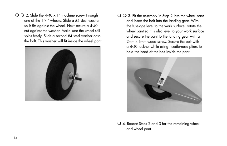 E-flite Mini Funtana X ARF User Manual | Page 14 / 52