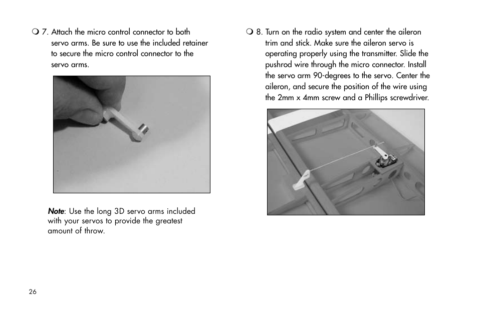 E-flite Mini Funtana X ARF User Manual | Page 26 / 52