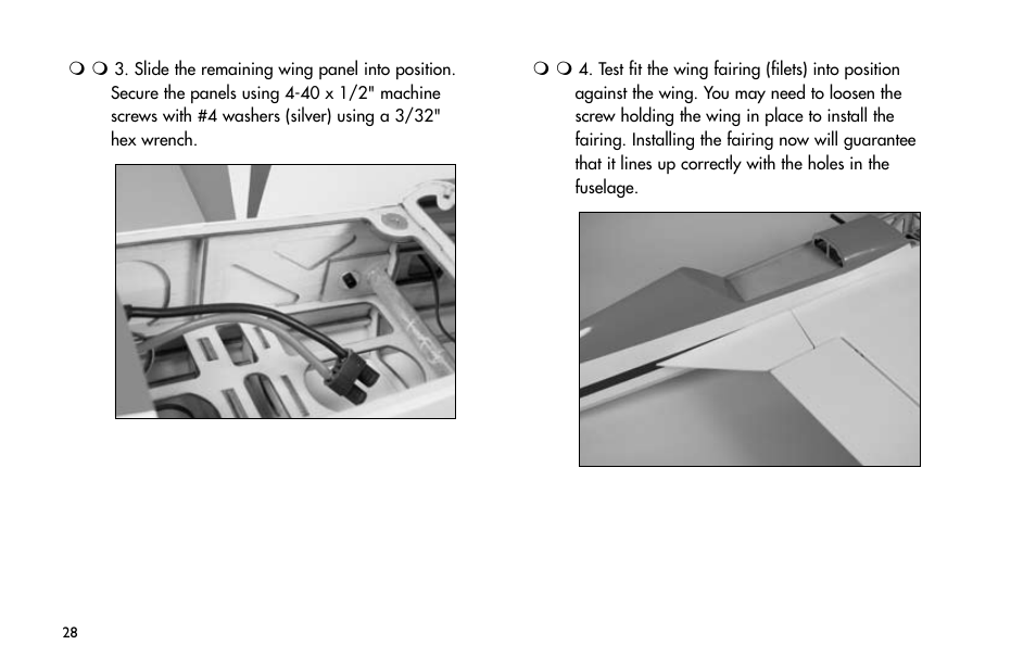 E-flite Mini Funtana X ARF User Manual | Page 28 / 52