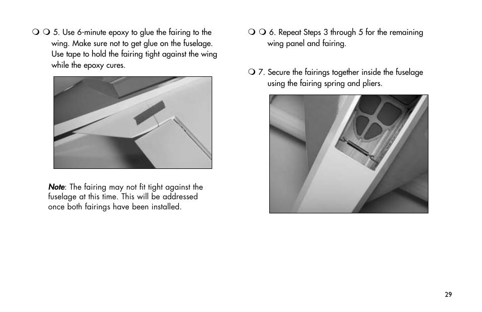 E-flite Mini Funtana X ARF User Manual | Page 29 / 52