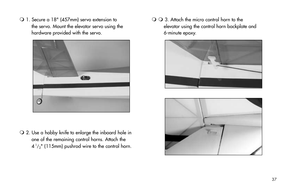 E-flite Mini Funtana X ARF User Manual | Page 37 / 52