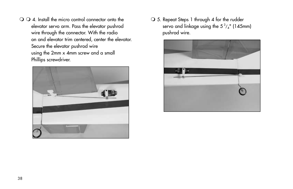 E-flite Mini Funtana X ARF User Manual | Page 38 / 52