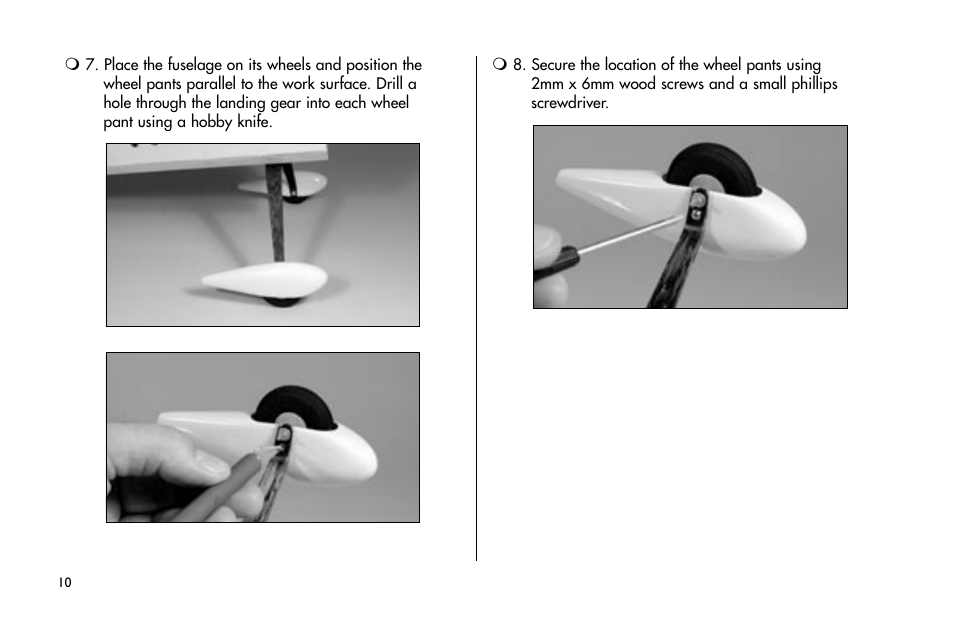 E-flite Mini Funtana 3D EP ARF User Manual | Page 10 / 44