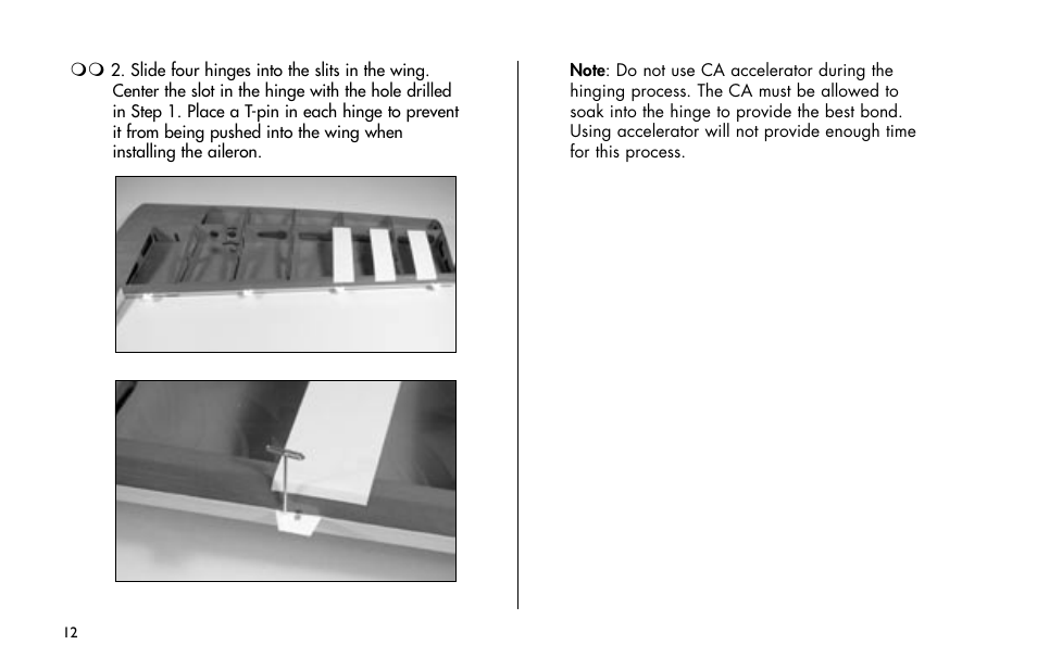 E-flite Mini Funtana 3D EP ARF User Manual | Page 12 / 44