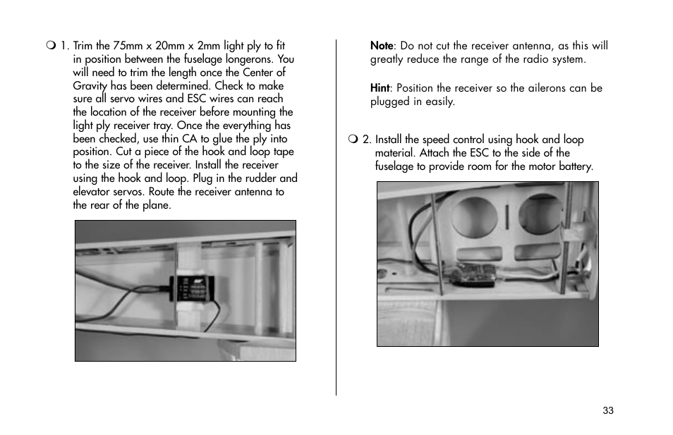 E-flite Mini Funtana 3D EP ARF User Manual | Page 33 / 44