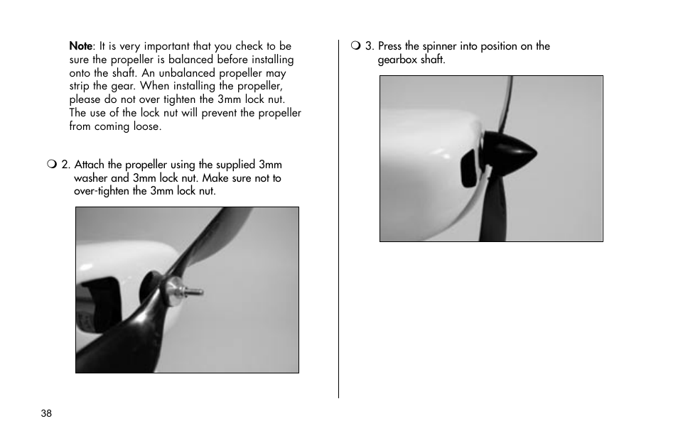 E-flite Mini Funtana 3D EP ARF User Manual | Page 38 / 44