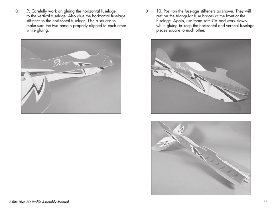 E-flite Divo 3D User Manual | Page 11 / 36