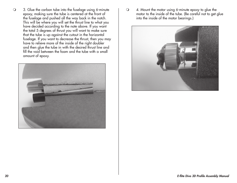 E-flite Divo 3D User Manual | Page 20 / 36