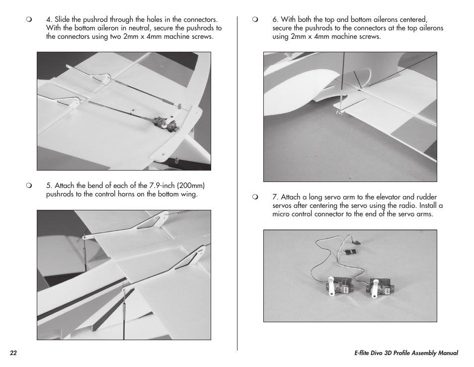 E-flite Divo 3D User Manual | Page 22 / 36