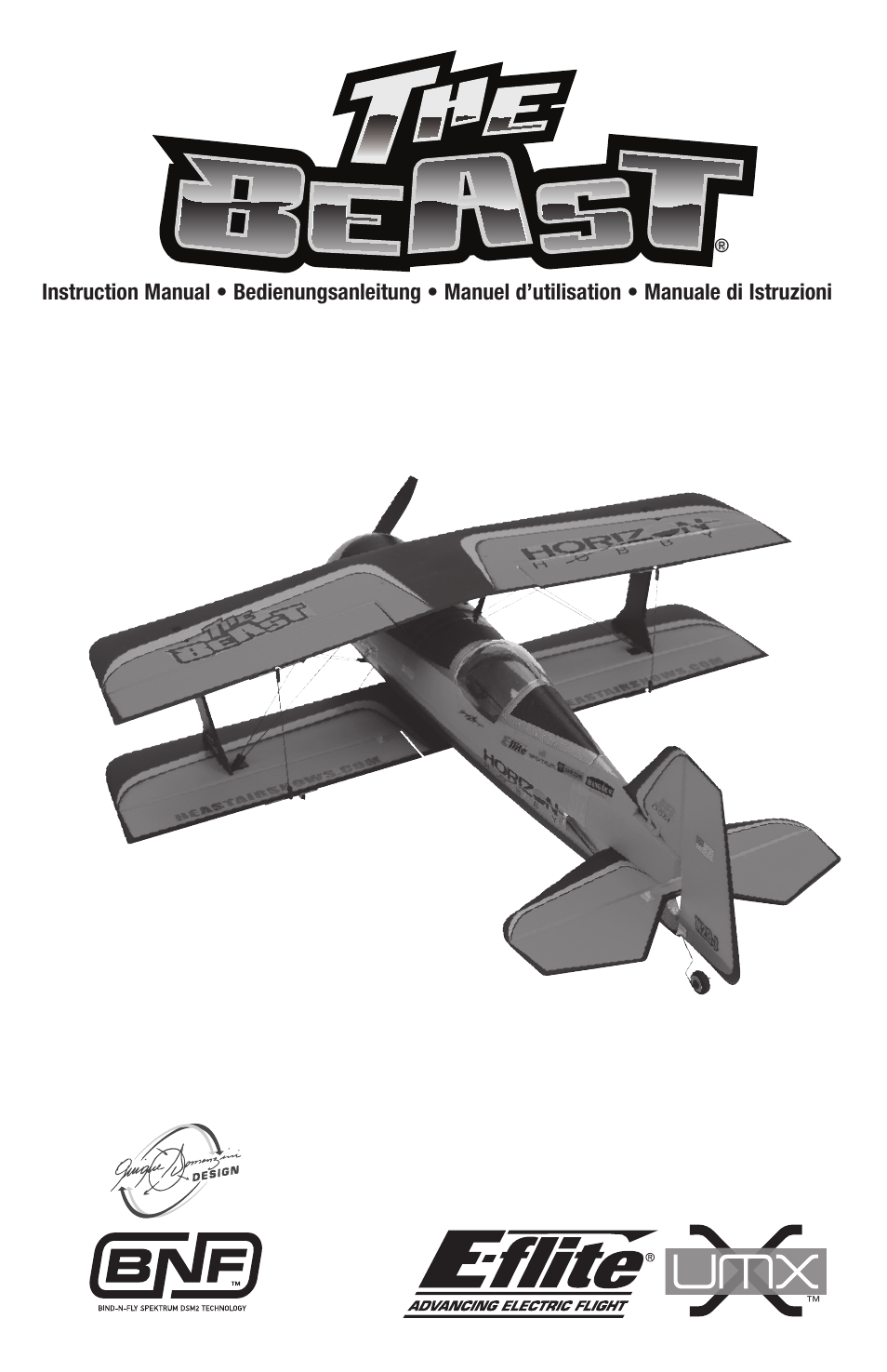 E-flite UMX Beast BNF User Manual | 60 pages