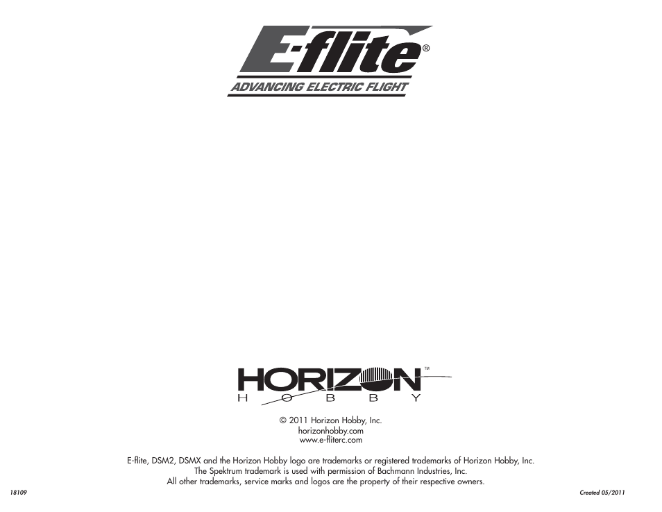 E-flite Beechcraft Staggerwing 480 ARF User Manual | Page 32 / 32