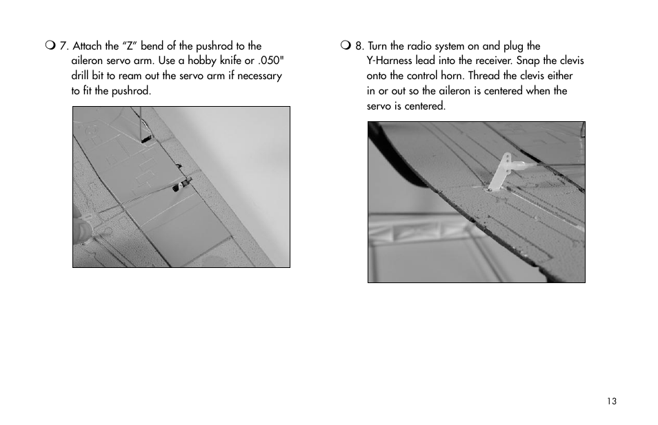 E-flite P-47D Thunderbolt 400 ARF User Manual | Page 13 / 48