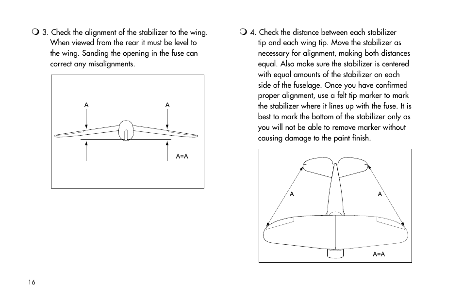 E-flite P-47D Thunderbolt 400 ARF User Manual | Page 16 / 48