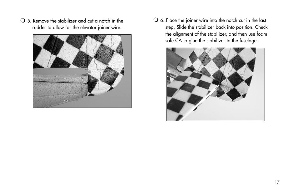 E-flite P-47D Thunderbolt 400 ARF User Manual | Page 17 / 48