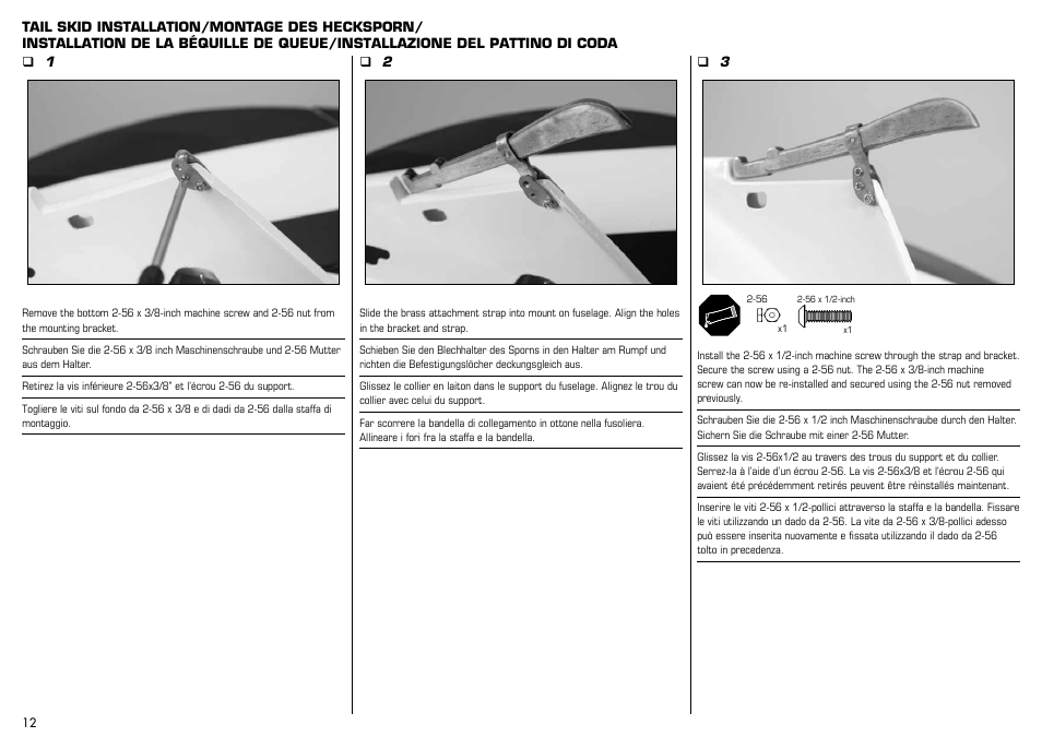 E-flite Albatros D.Va 25e ARF User Manual | Page 12 / 72