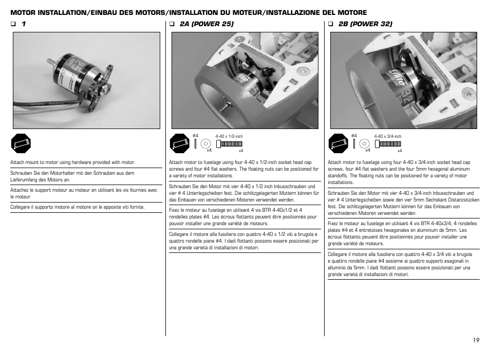 E-flite Albatros D.Va 25e ARF User Manual | Page 19 / 72