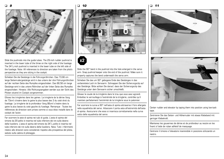 E-flite Albatros D.Va 25e ARF User Manual | Page 24 / 72