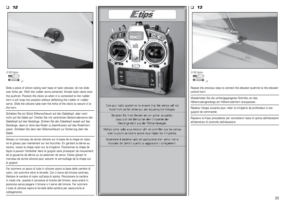 E-flite Albatros D.Va 25e ARF User Manual | Page 25 / 72