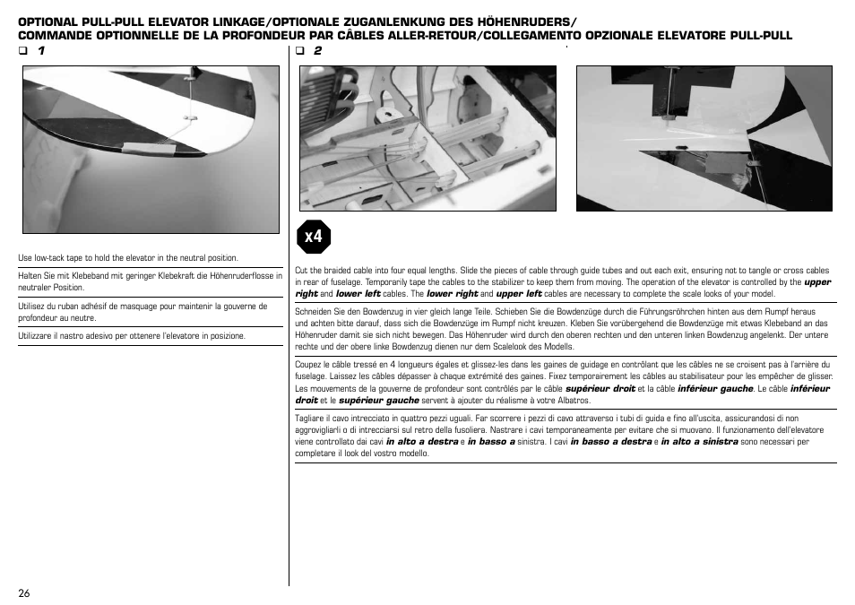 E-flite Albatros D.Va 25e ARF User Manual | Page 26 / 72