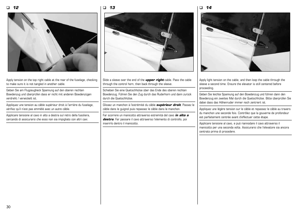 E-flite Albatros D.Va 25e ARF User Manual | Page 30 / 72