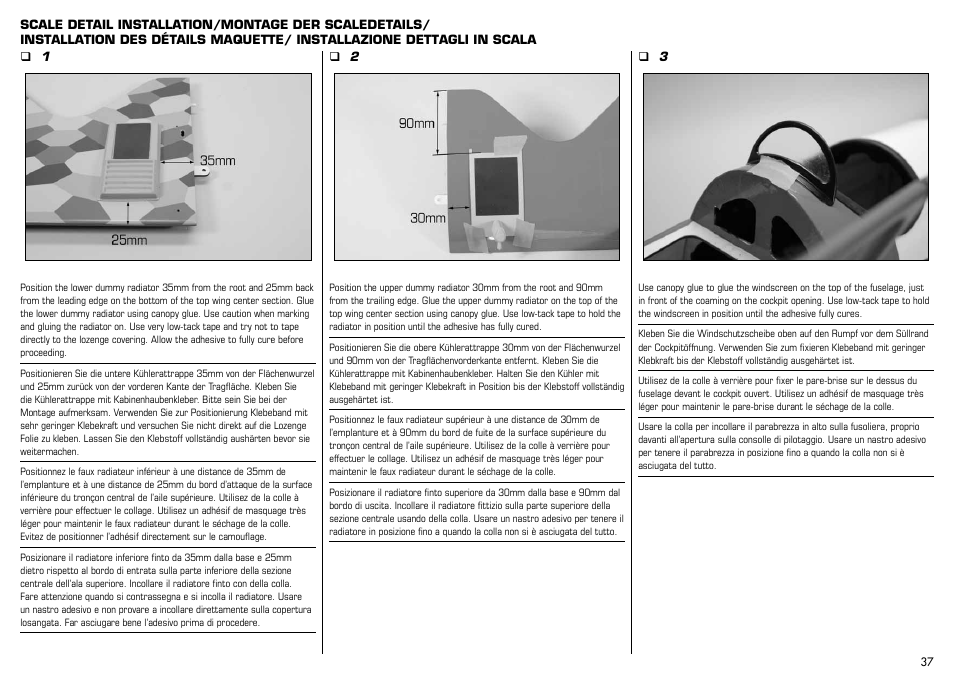 E-flite Albatros D.Va 25e ARF User Manual | Page 37 / 72