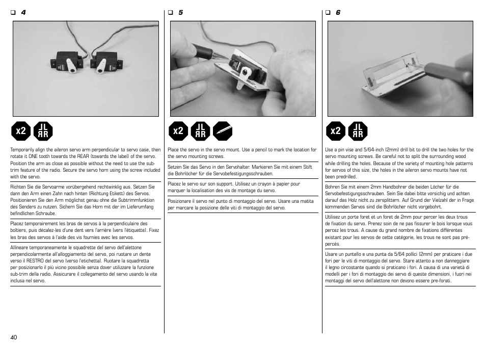 E-flite Albatros D.Va 25e ARF User Manual | Page 40 / 72