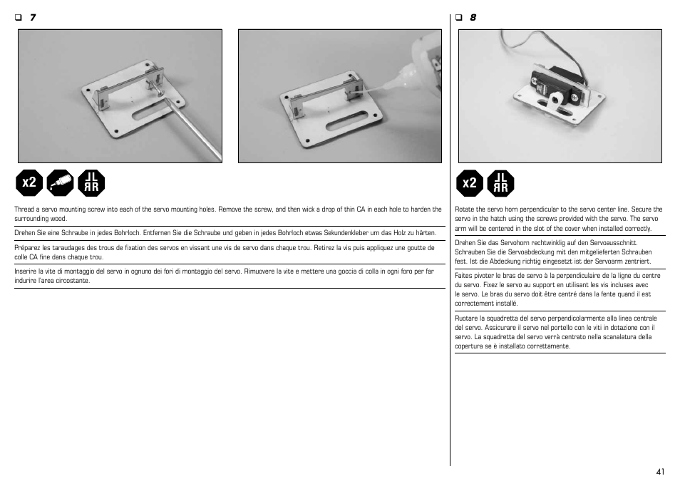 E-flite Albatros D.Va 25e ARF User Manual | Page 41 / 72