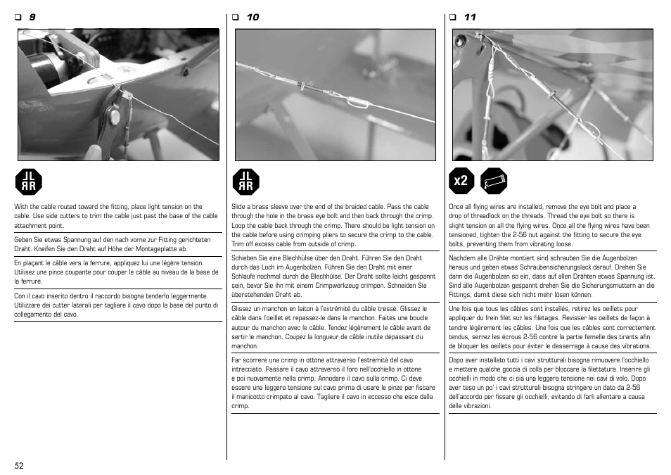 Lr l r | E-flite Albatros D.Va 25e ARF User Manual | Page 52 / 72