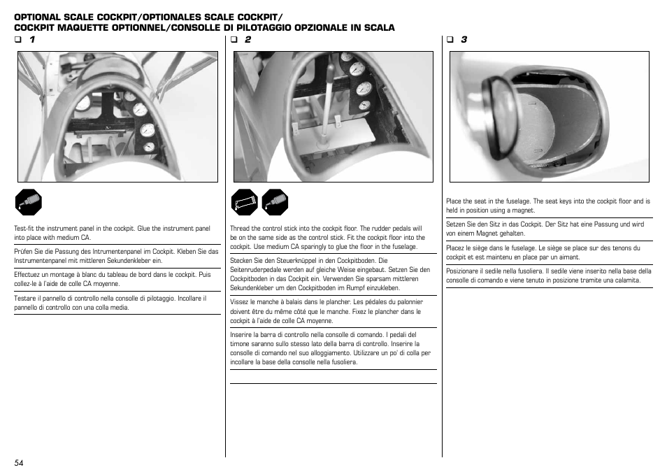 E-flite Albatros D.Va 25e ARF User Manual | Page 54 / 72