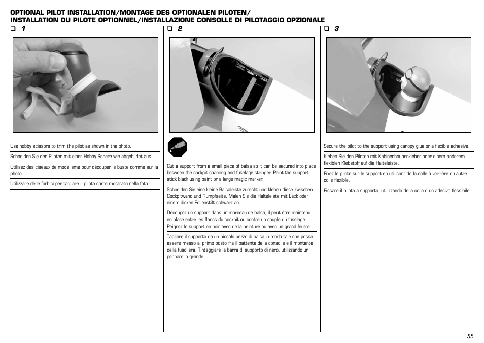 E-flite Albatros D.Va 25e ARF User Manual | Page 55 / 72