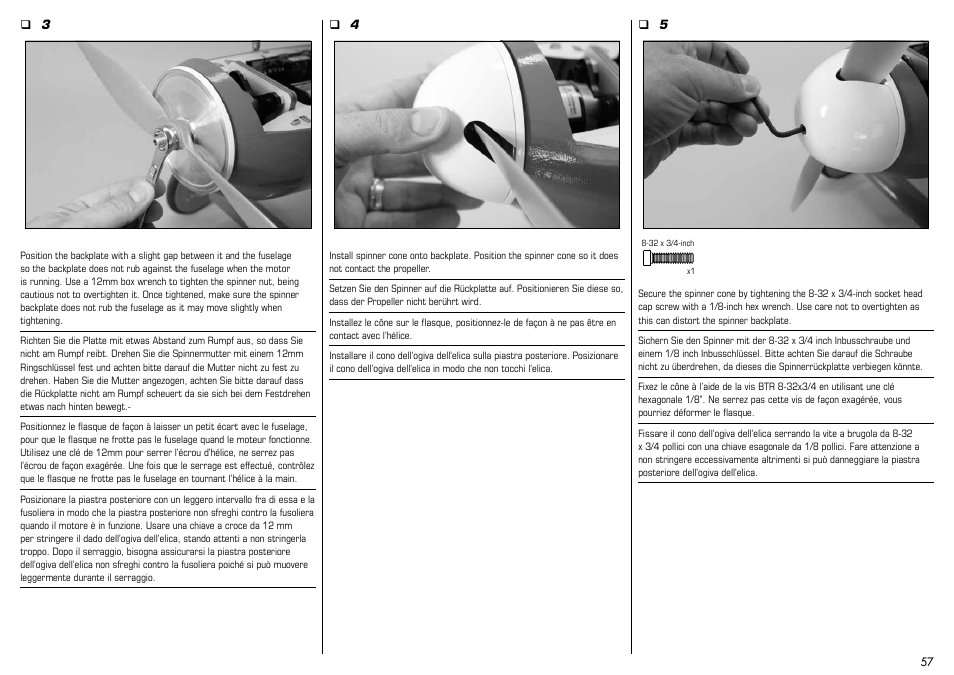 E-flite Albatros D.Va 25e ARF User Manual | Page 57 / 72