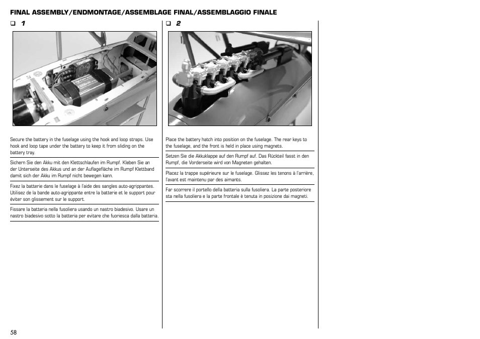 E-flite Albatros D.Va 25e ARF User Manual | Page 58 / 72