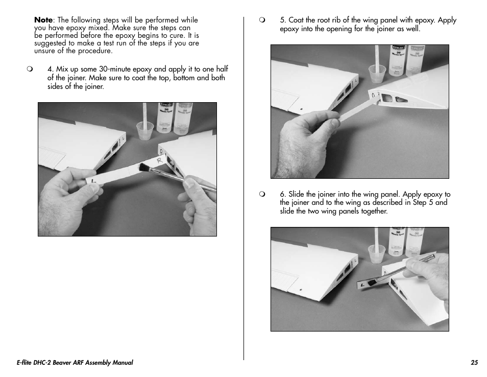 E-flite DHC-2 Beaver 25e ARF User Manual | Page 25 / 52