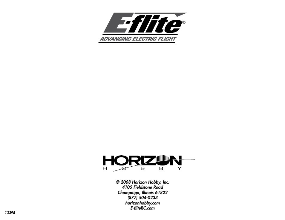 E-flite Ascent 450 Brushless PNP User Manual | Page 28 / 28