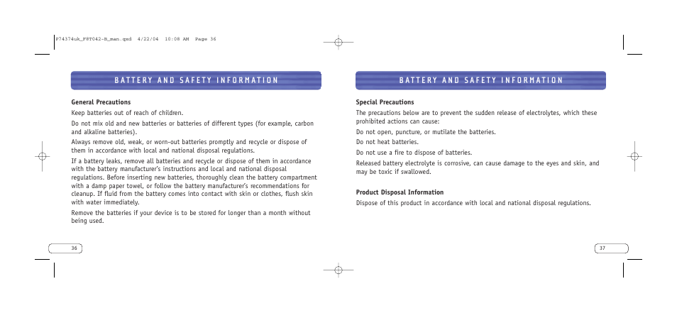 Belkin Bluetooth Wireless Desktop F8T042ukB User Manual | Page 20 / 23