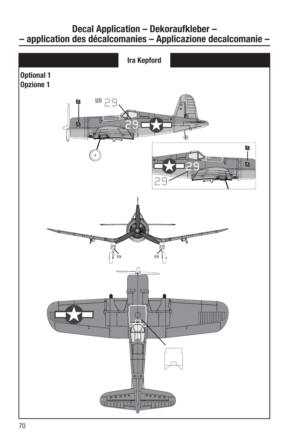 E-flite UMX F4U Corsair RTF with AS3X User Manual | Page 21 / 22