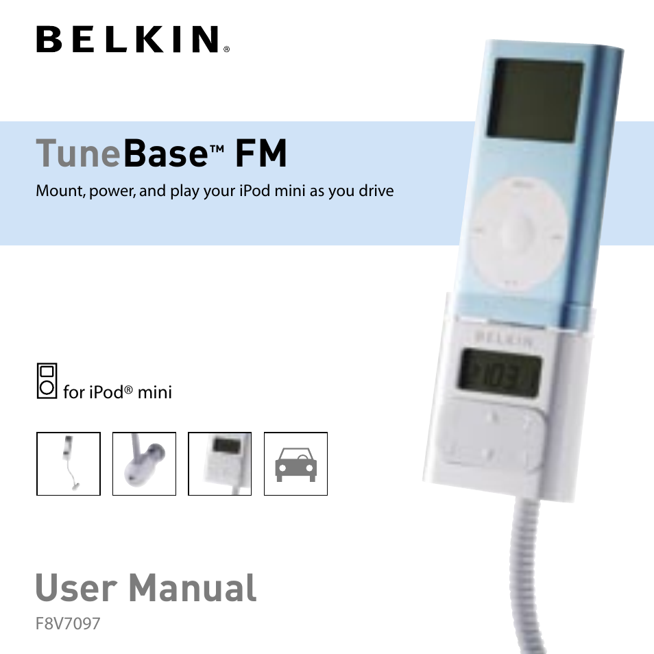 Belkin TUNEBASE F8V7097 User Manual | 16 pages